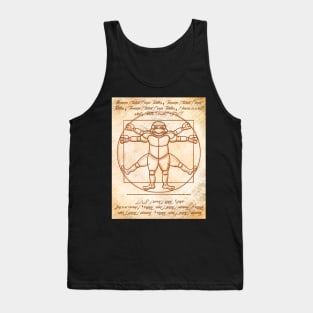 The Vitruvian Turtle Tank Top